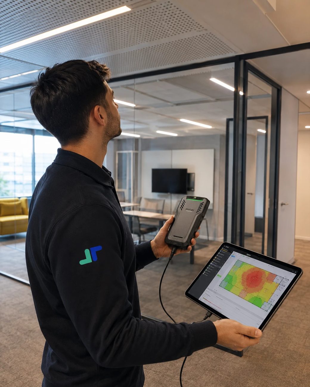 Audit WiFi sous Ekahau — cartographie de couverture